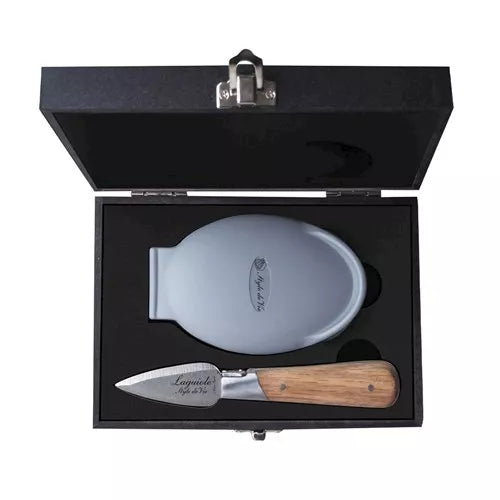 Laguiole Luxury Line Oester Geschenkset - Eikenhout