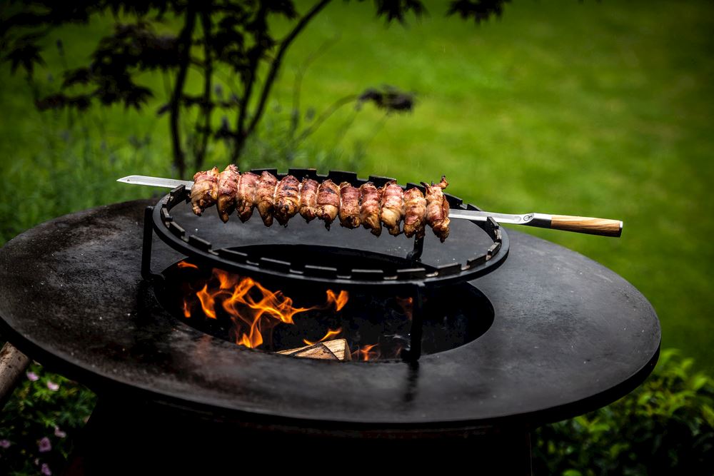 Forged Olive Churrasco Spies V-vorm 60cm