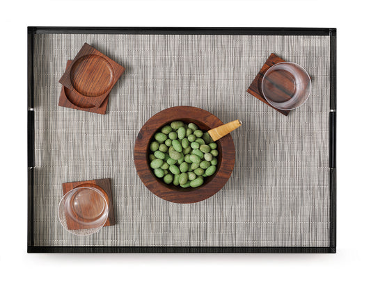 Chilewich Bamboo Chalk Placemat rechthoek 36x48cm