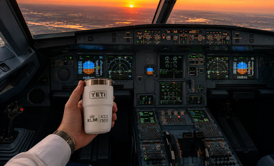 YETI 8 oz: de favoriete koffiebeker voor in de cockpit