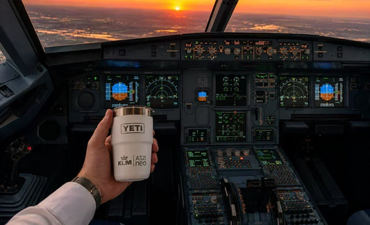 YETI 8 oz: de favoriete koffiebeker voor in de cockpit