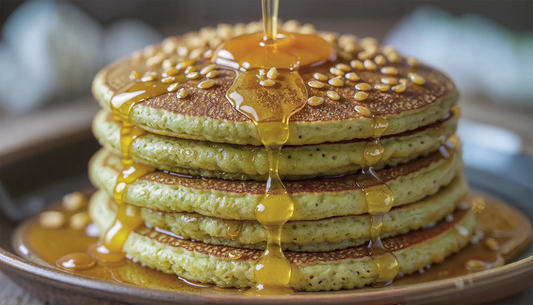 Pandan pancakes | gebakken in een skillet