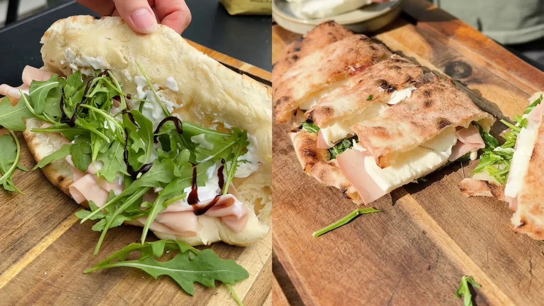 Pizzadina | Gevouwen pizza uit de pizza oven
