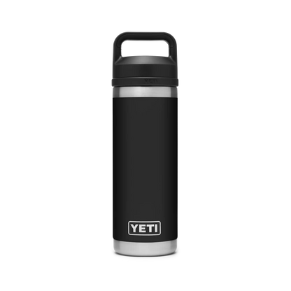 YETI Rambler Water Bottle with Chug Cap 18oz (532ml) | Black