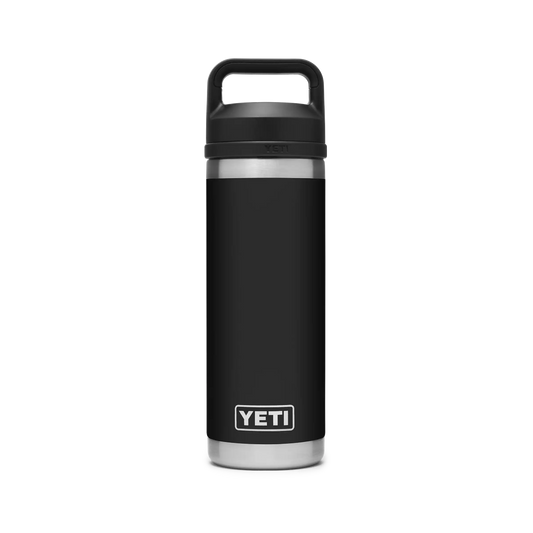 YETI Rambler Water Bottle with Chug Cap 18oz (532ml) | Black