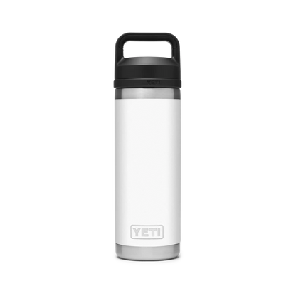 YETI Rambler Water Bottle with Chug Cap 18oz 532ml White voorkant