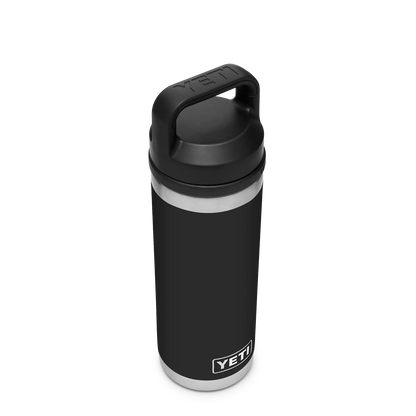YETI Rambler Water Bottle with Chug Cap 18oz (532ml) | Black