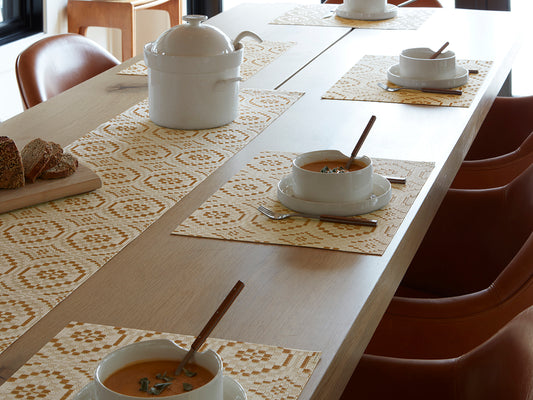 Chilewich placemat Overshot Rechthoek - Butterscotch