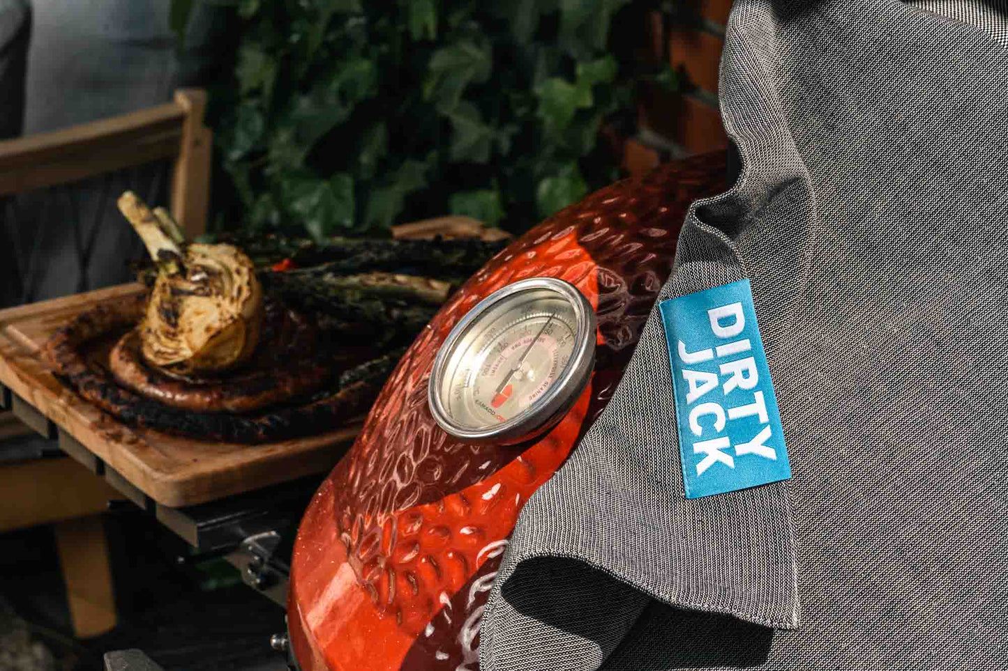 Dirty Jack Kookdoek - Charcoal - Blue label
