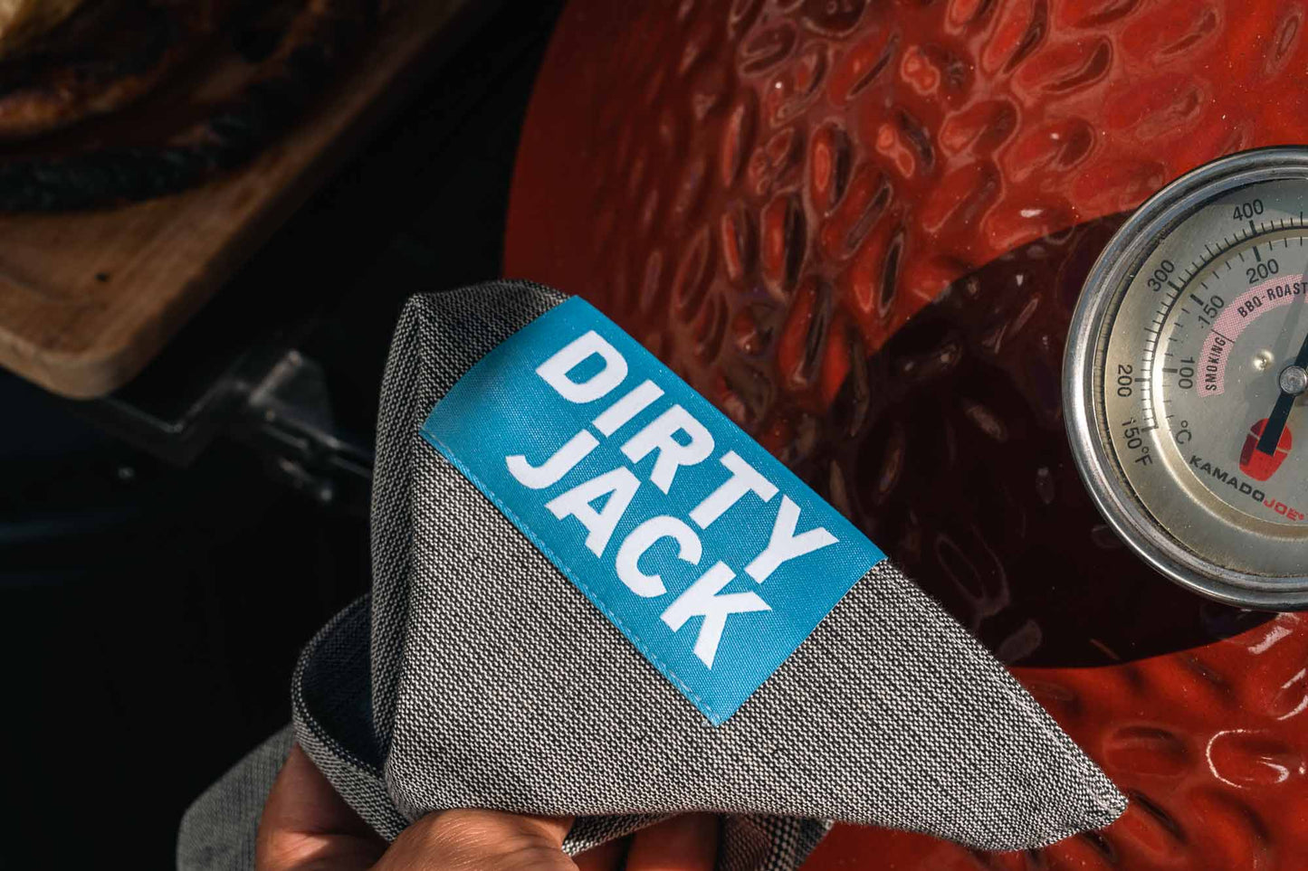 Dirty Jack Kookdoek - Charcoal - Blue label