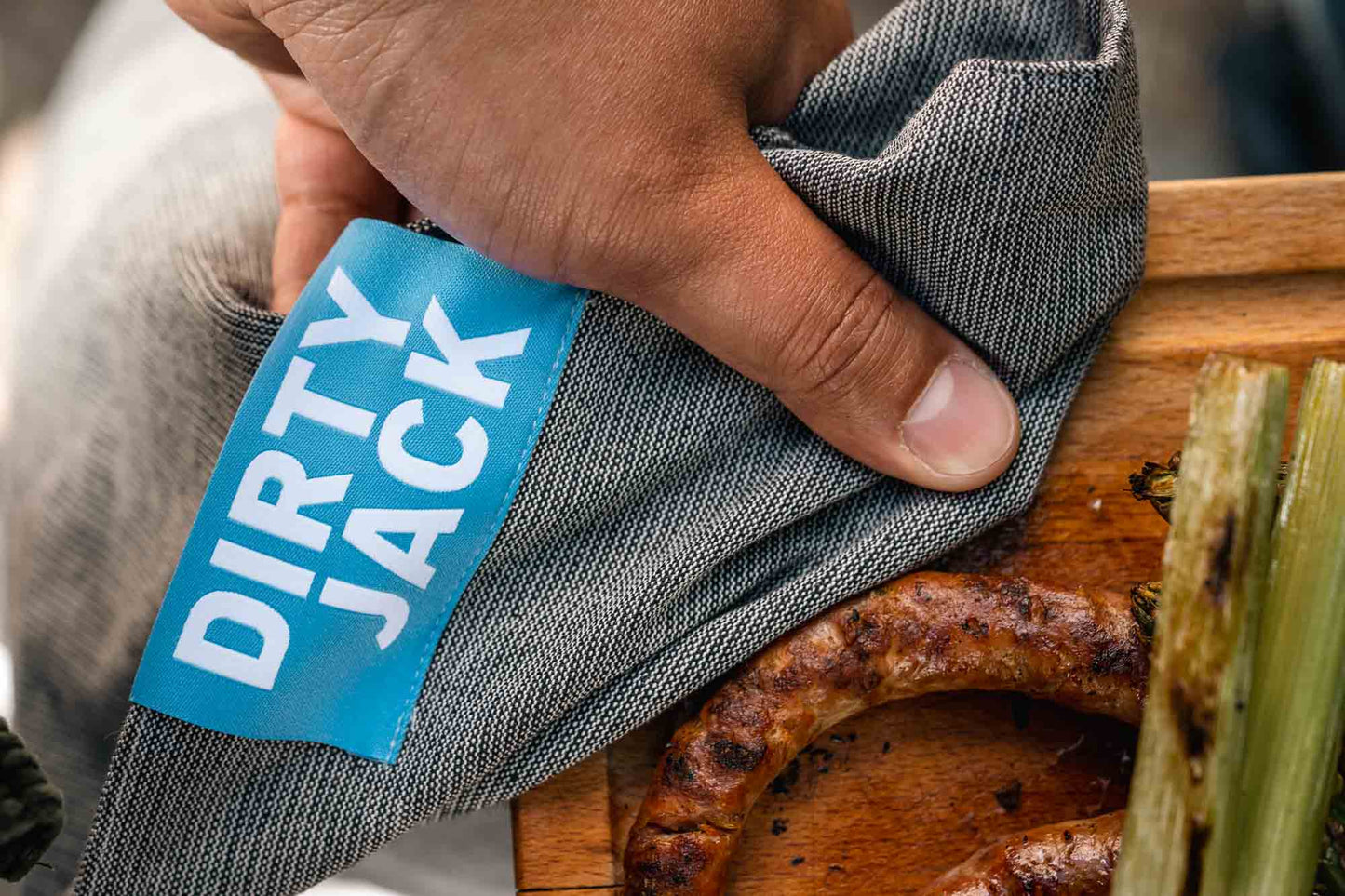 Dirty Jack Kookdoek - Charcoal - Blue label
