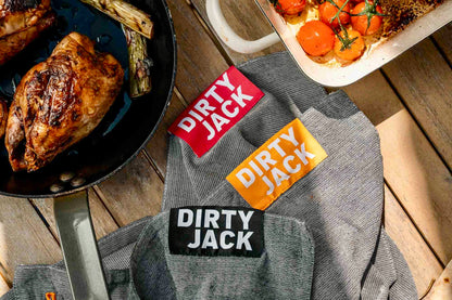 Dirty Jack Kookdoek - Charcoal - Black label