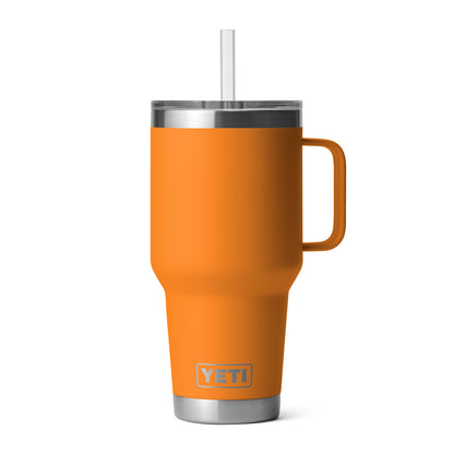 YETI Rambler Straw Mug with Straw Lid 35oz (994ml) | King Crab Orange