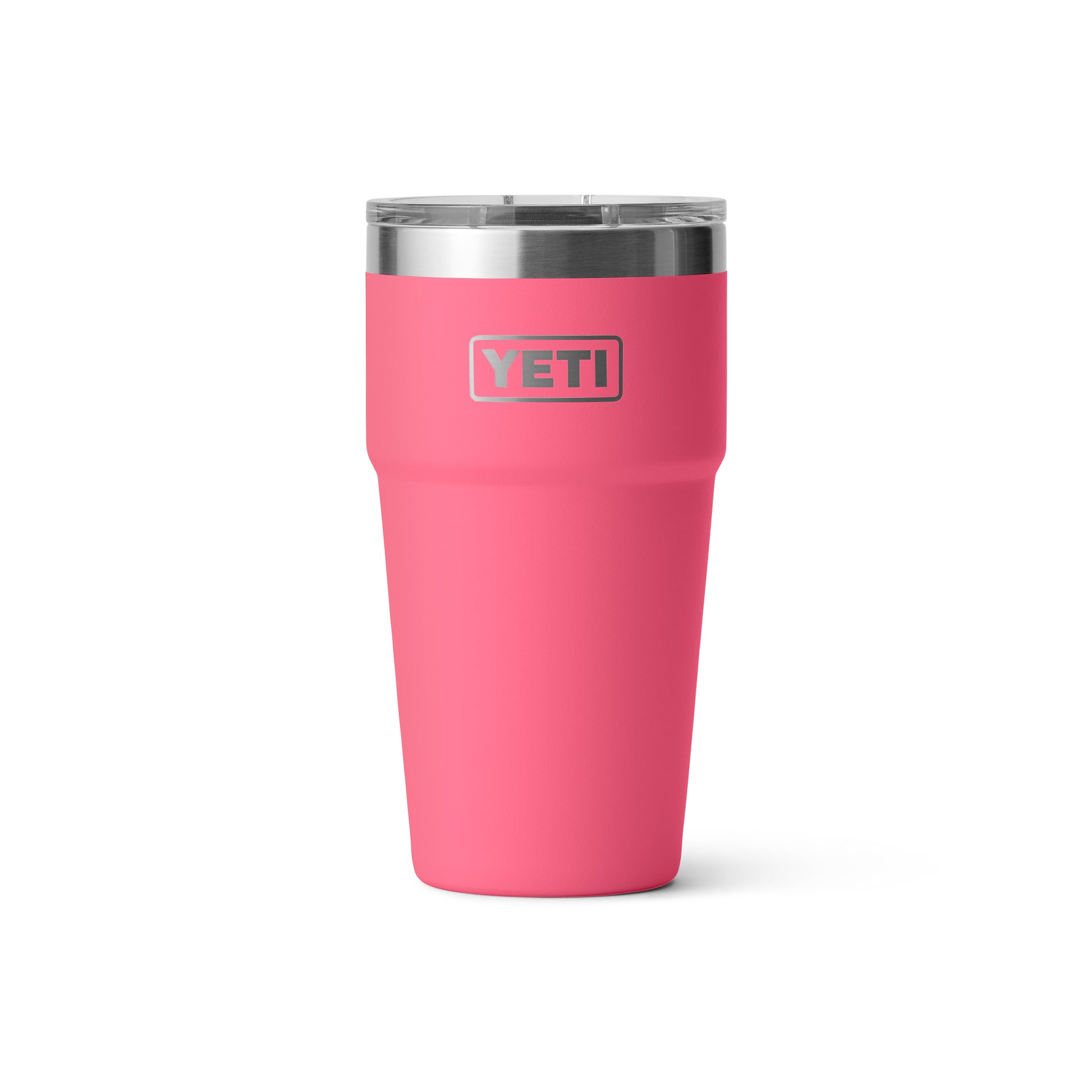 YETI Rambler Stackable Cup with Magslider Lid 20oz (591ml) | Tropical Pink