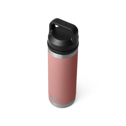 YETI Rambler Water Bottle with Chug Cap 18oz (532ml) | Sandstone Pink