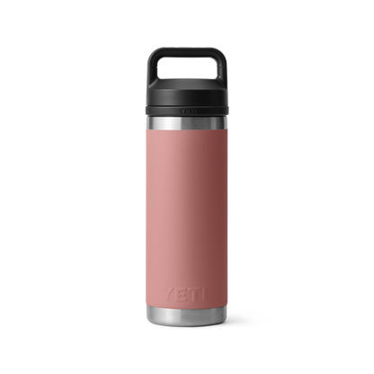 YETI Rambler Water Bottle with Chug Cap 18oz (532ml) | Sandstone Pink