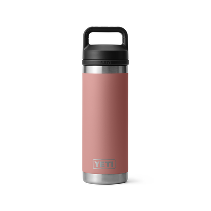 YETI Rambler Water Bottle with Chug Cap 18oz (532ml) | Sandstone Pink