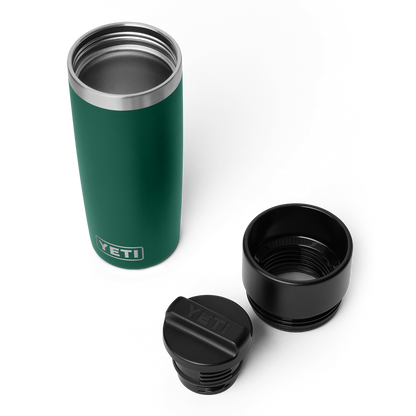 YETI Rambler Travel Bottle with Commuter Cap 16oz (473ml) | Black Forest Green