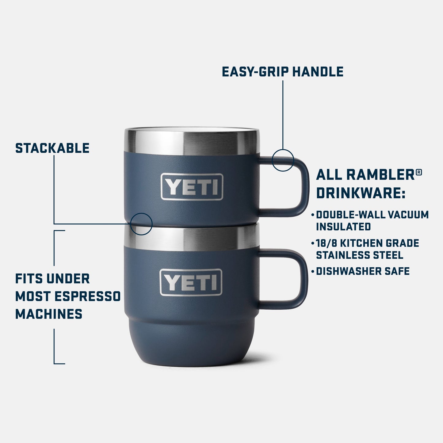 YETI Rambler Stackable Mug - 6oz (177ml) - Cosmic Lilac