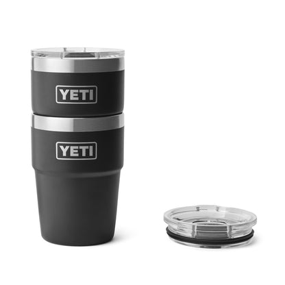 YETI Rambler Stackable Cup with Magslider Lid 16oz (473ml) | Black