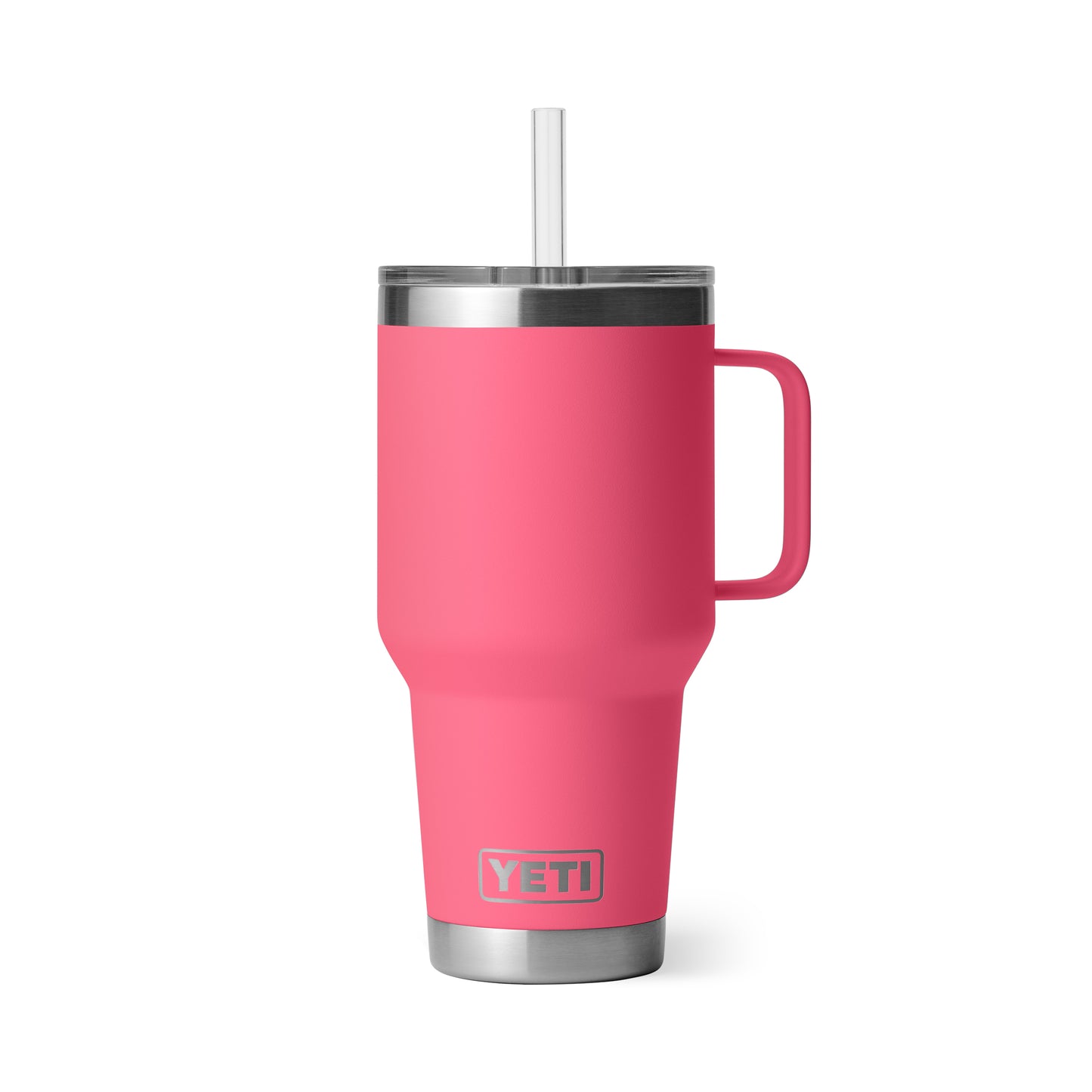 YETI Rambler Straw Mug with Straw Lid 35oz (994ml) | Tropical Pink