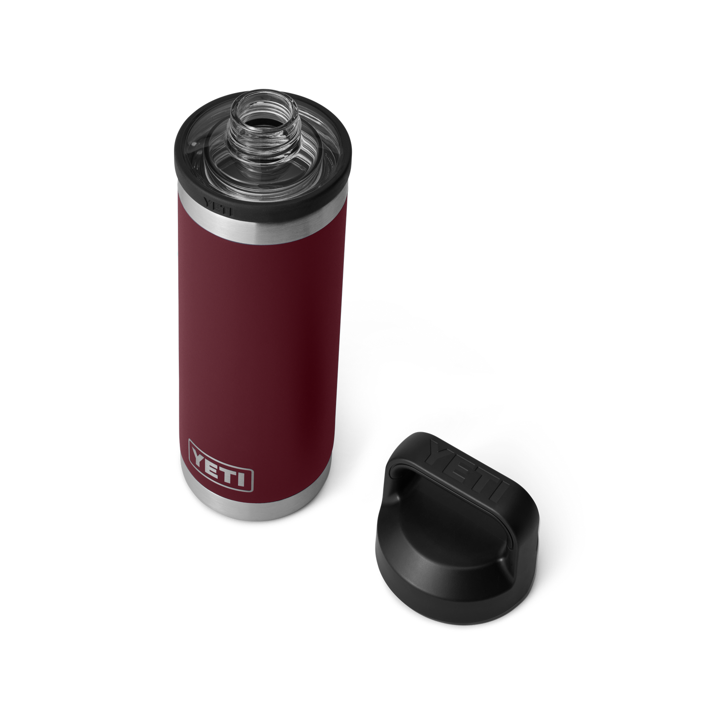 YETI Rambler Water Bottle with Chug Cap 18oz (532ml) | Wild Vine Red