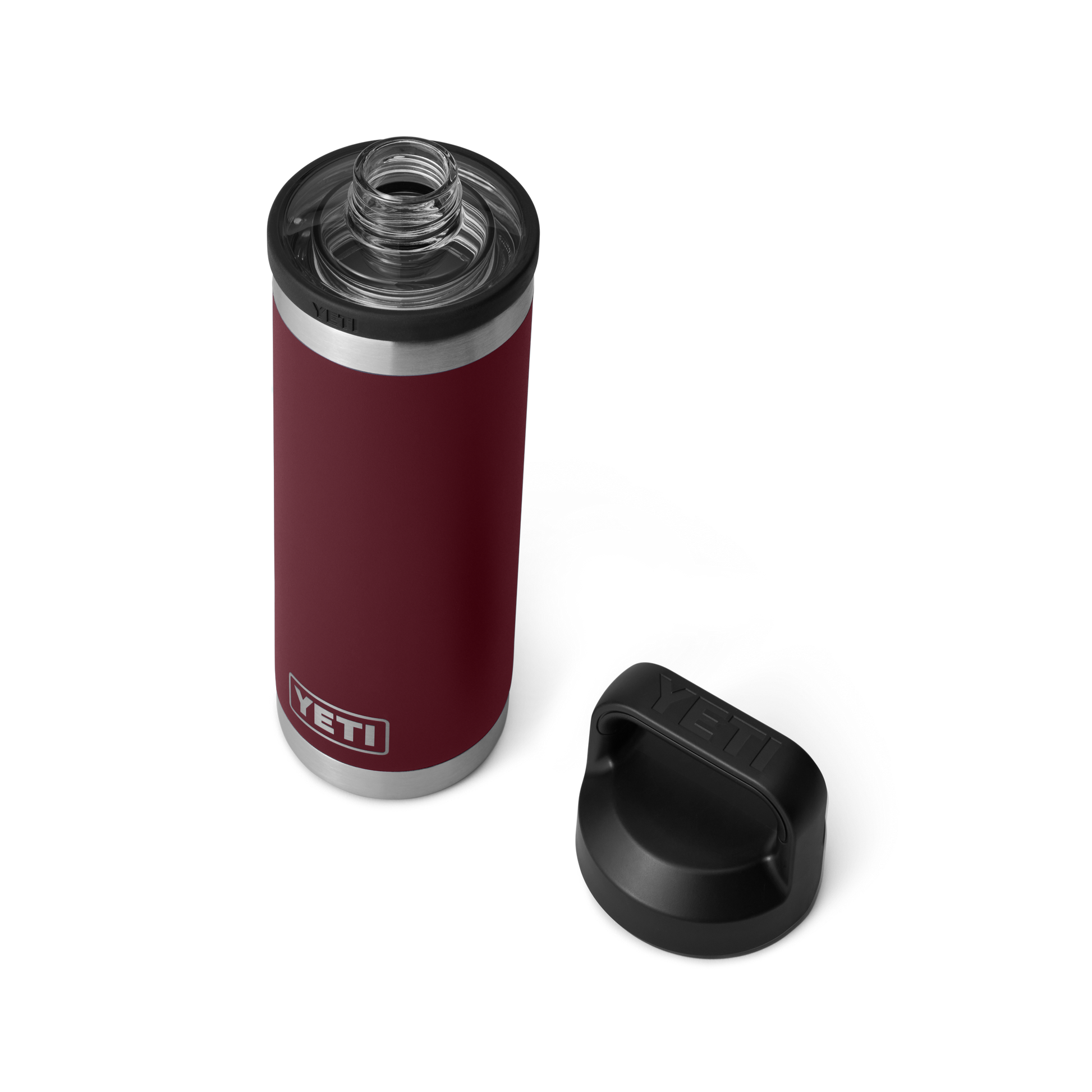 YETI Rambler Water Bottle with Chug Cap 18oz (532ml) | Wild Vine Red