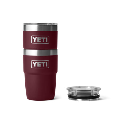 YETI Rambler Stackable Cup with Magslider Lid 8 oz (237ml) | Wild Vine Red