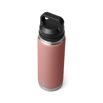 YETI Rambler Water Bottle with Chug Cap 26oz (760ml) | Sandstone Pink