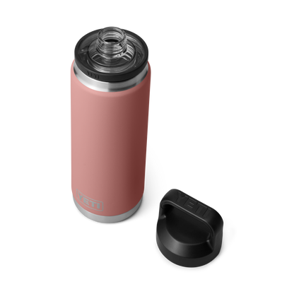 YETI Rambler Water Bottle with Chug Cap 26oz (760ml) | Sandstone Pink