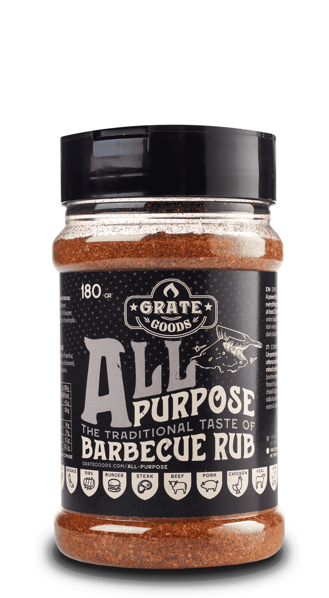 Grate Goods All Purpose Barbecue Rub - 180 gram