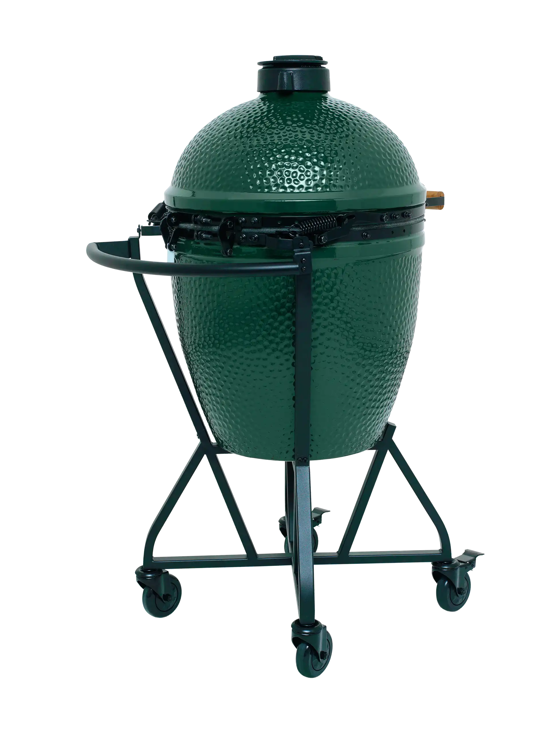 Big Green Egg Integgrated Nest en Handler Large achterkant zijaanzicht
