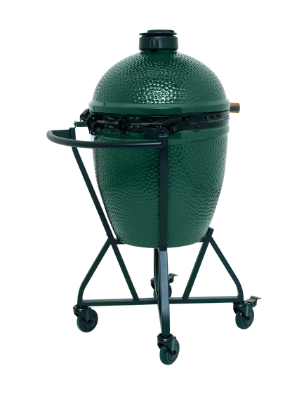 Big Green Egg Integgrated Nest en Handler Large achterkant zijaanzicht