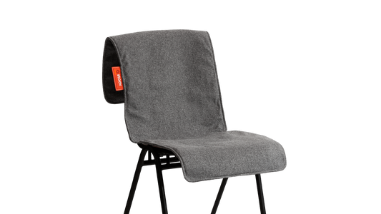 Stoov Big Hug XL Stoelverwarmer Draadloos Original Grey 45x135cm | standaard batterij