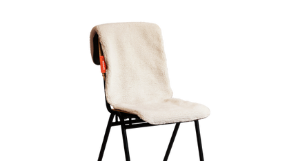 Stoov Big Hug Stoelverwarmer Draadloos Woolly Off-White 40x110cm | grote batterij