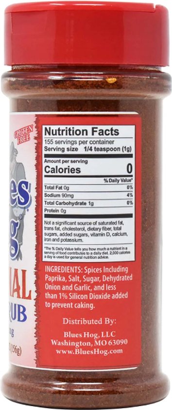 Blues Hog | Original Dry Seasoning Rub 156g