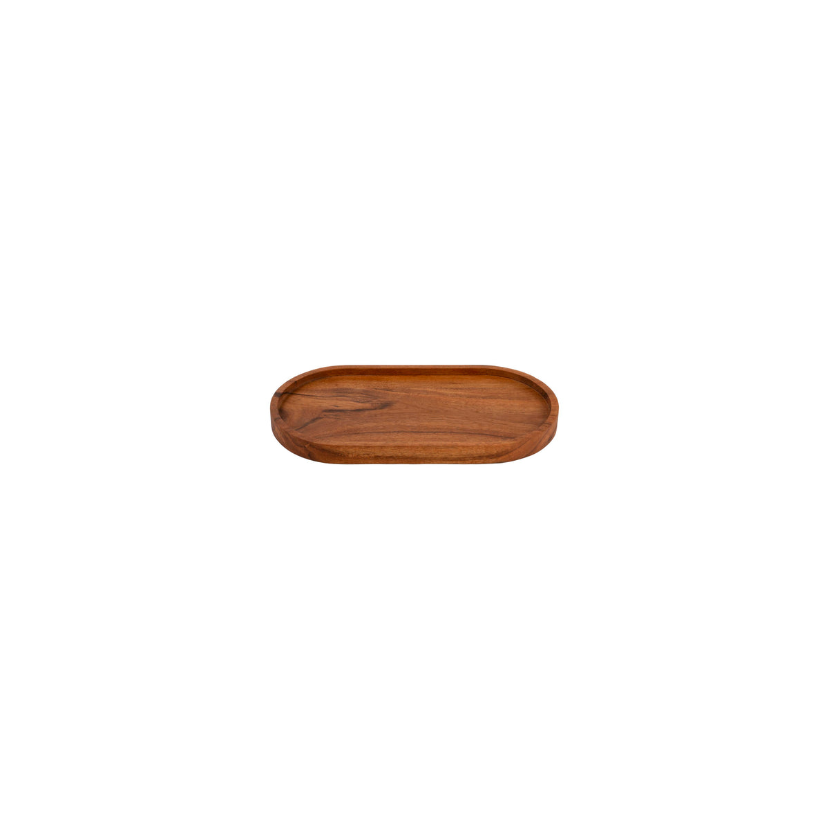 Bowls & Dishes | Pure Acacia Wood Serveertray Ovaal Medium 27x14,5cm
