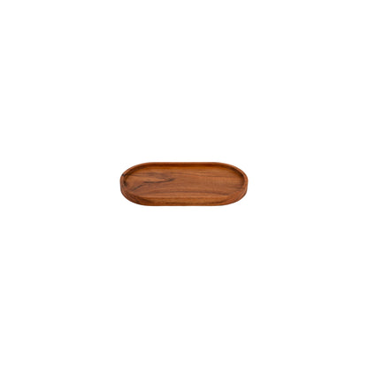 Bowls & Dishes | Pure Acacia Wood Serveertray Ovaal Medium 27x14,5cm