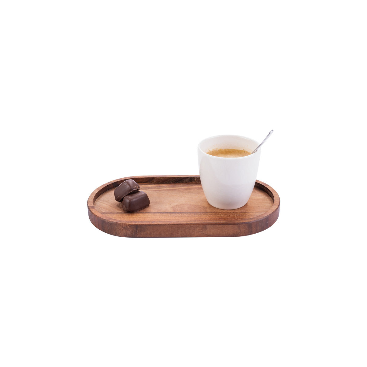 Bowls & Dishes | Pure Walnut Wood Serveertray Ovaal Medium 27x14,5cm