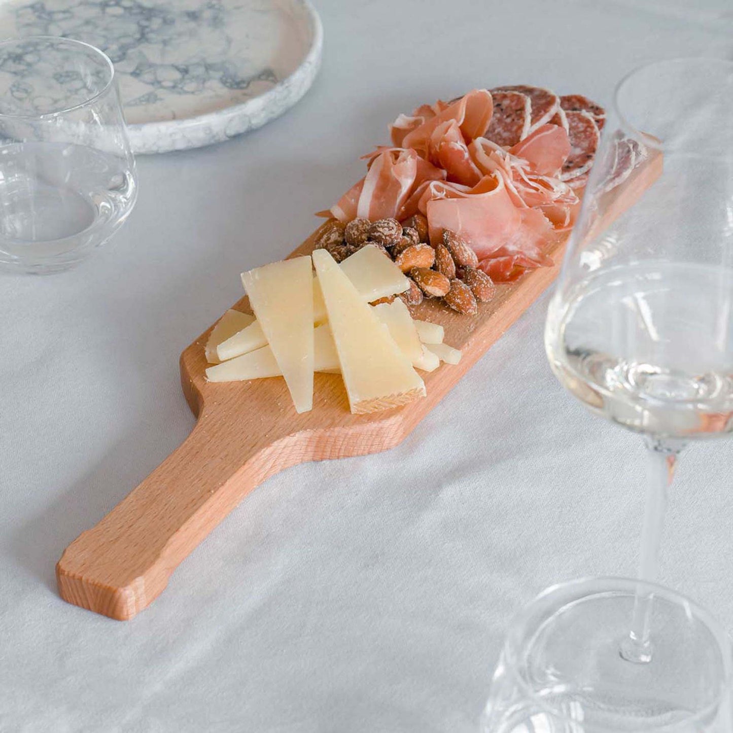 Bowls & Dishes | Puur Hout Wijnfles Plank Beuken Rechthoek 39x10cm