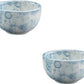 Bowls & Dishes Espuma giftset van 2 schaaltjes midnight blue - 7 cm