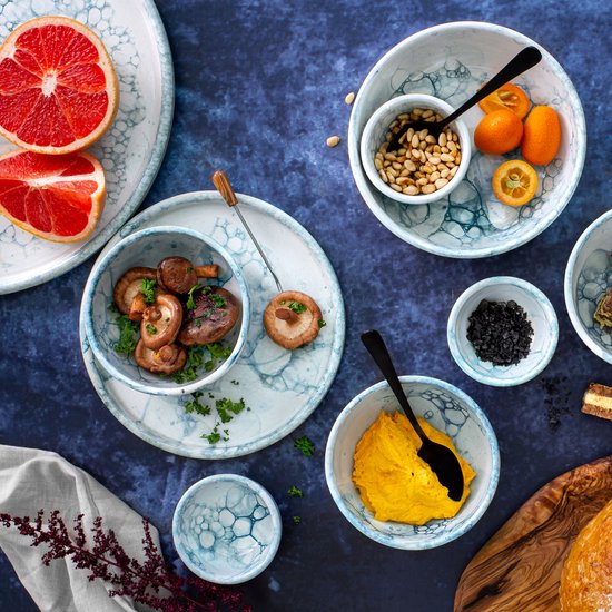 Bowls & Dishes | Espuma schaal Midnight Blue 7cm | set 2 stuks