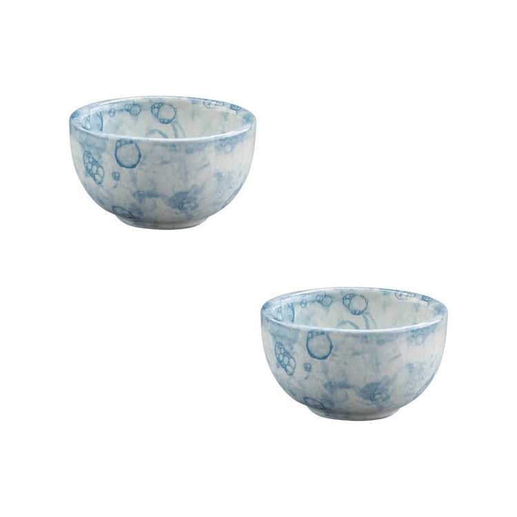 Bowls & Dishes Espuma Schaaltjes set van 2 7cm midnight blue