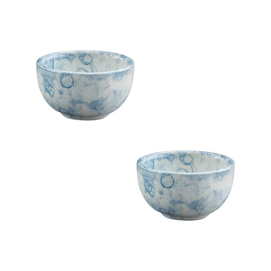 Bowls & Dishes Espuma Schaaltjes set van 2 7cm midnight blue