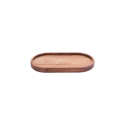 Bowls & Dishes | Pure Walnut Wood Serveertray Ovaal Small 22,5x12cm