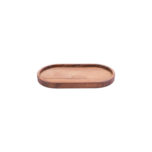Bowls & Dishes | Puur Walnut Wood Serveertray Ovaal Small 22,5x12cm