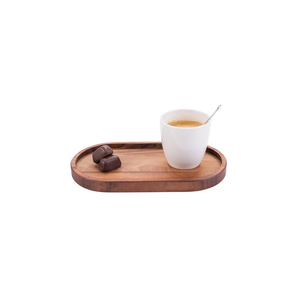 Bowls & Dishes | Pure Walnut Wood Serveertray Ovaal Small 22,5x12cm