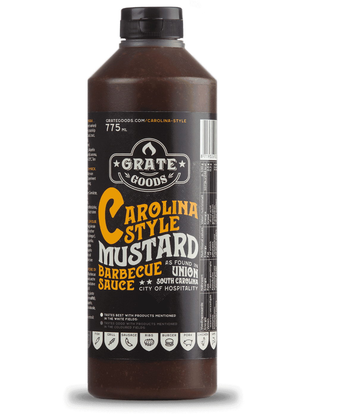 Grate Goods Carolina Mustard Barbecue Sauce - 265ml