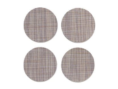 Chilewich Mini Basketweave Linen Coasters | Set 4 st.