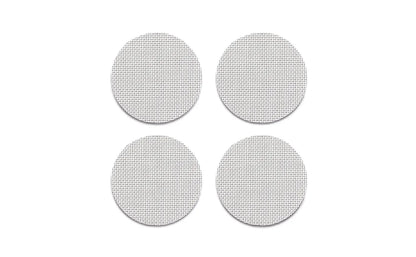 Chilewich Mini Basketweave White Coasters | Set 4 st.